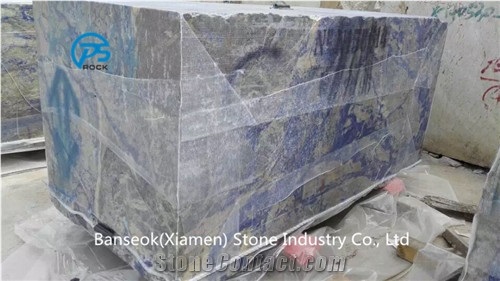 Blue Marble Slab & Tile, Good Price, Building Stone