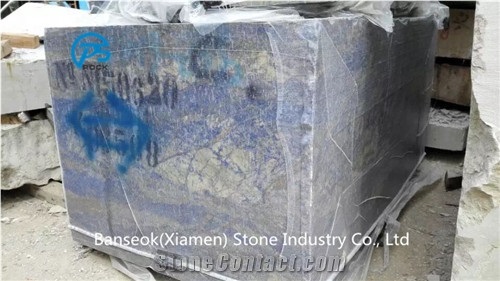 Blue Marble Slab & Tile, Good Price, Building Stone
