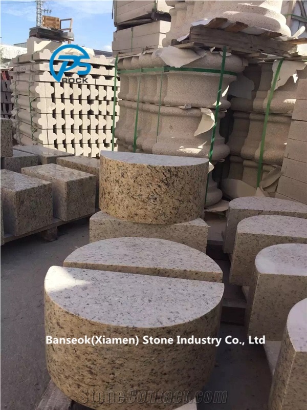 Yellow Granite Column, Sales, China Yellow Granite