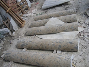 Apollo Gold Mocca Marble Columns, Philippine Blue Marble Columns, Outdoor Building Stones Architectural Columns, Exterior Landscaping Stones Columns Apollo Gold Mocca Marble Columns, Philippine Blue Marble Columns, Outdoor Building Stones Architectural Columns, Exterior Landscaping Stones Columns