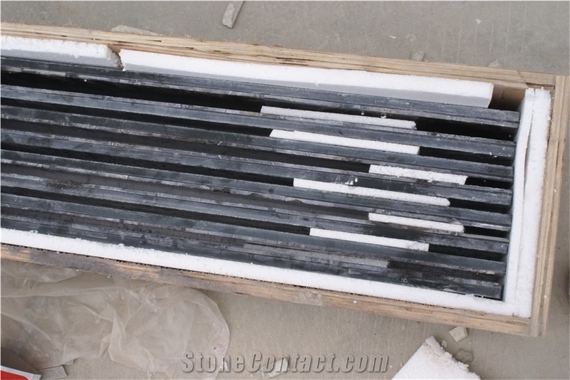 Black Agate Semiprecious Stone/Gem Stone Tiles & Slabs, Beautiful Decorative Semiprecious Stone/Gem Stone