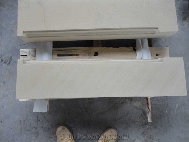 China Bluish Yellow Sandstone Kerbstone, Sichuan Bluish Yellow Kerbstone