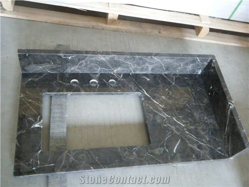 China Dark Emperador Countertops, China Brown Marble Kitchen Tops/Worktops/Bench Tops/Bar Tops