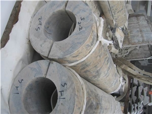 China Grey Marble Column for Sale Decorative Column