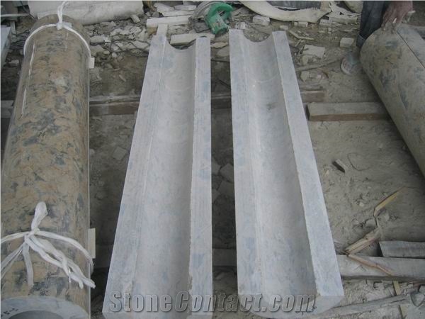 China Grey Marble Column for Sale Decorative Column