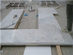 Guangxi White/China White Marble Counter Tops/Bar Tops/Worktops/Bench Tops