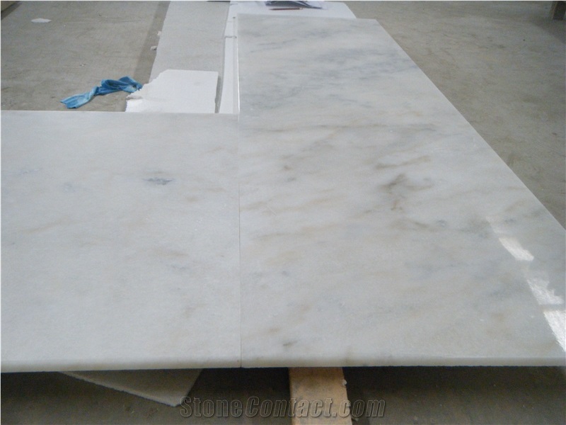 Guangxi White/China White Marble Counter Tops/Bar Tops/Worktops/Bench Tops