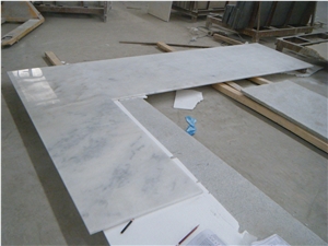 Guangxi White/China White Marble Counter Tops/Bar Tops/Worktops/Bench Tops