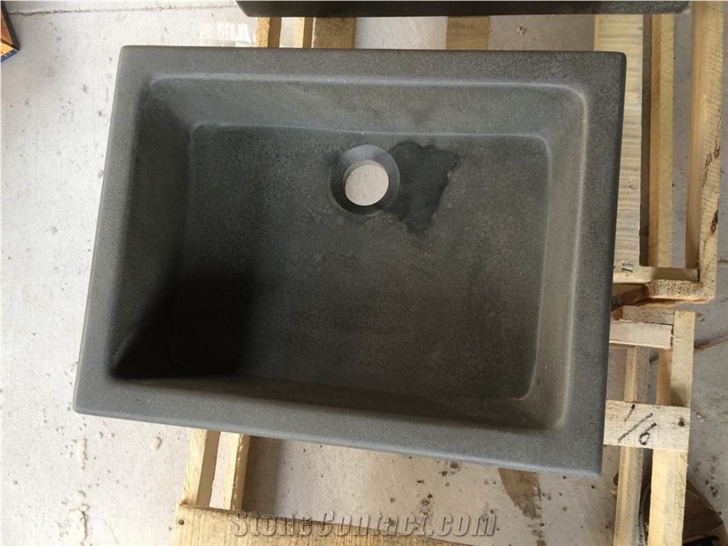 Polished Black Granite Farm Sinks and Basins