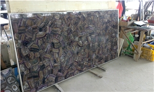 Purple Fluorite Gem Stone/Semiprecious Stone Tiles & Slabs, Beautiful Decorative Semiprecious Stone/Gem Stone