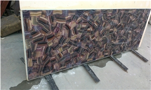 Purple Fluorite Gem Stone/Semiprecious Stone Tiles & Slabs, Beautiful Decorative Semiprecious Stone/Gem Stone