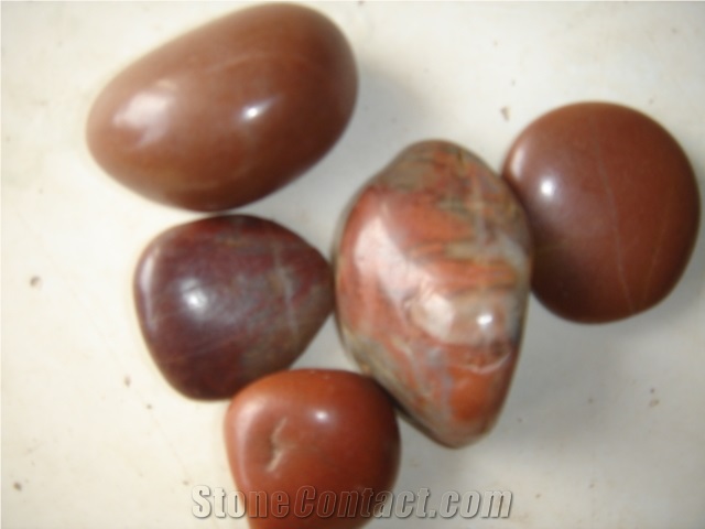 Red Pebble Stone