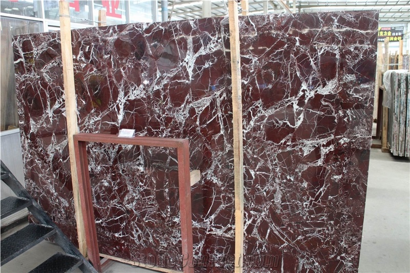 Rosso Levanto Mable Column