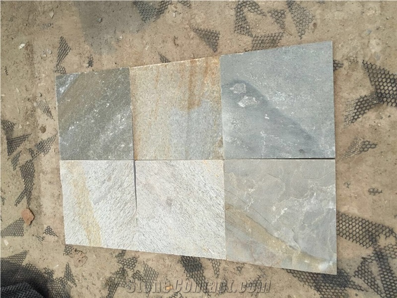 Rusty Slate Wall Tile and Floor Tiles, China Yellow Slate