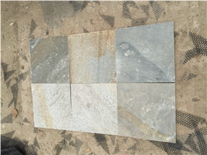 Rusty Slate Wall Tile and Floor Tiles, China Yellow Slate