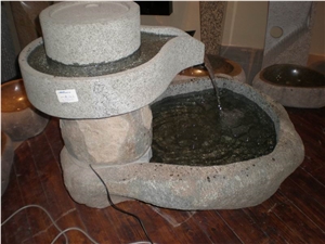 Small Granite Floating Ball Fountain, White Granite Floating Ball Fountains