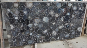 Uruguay Agate Semiprecious Stone/Gem Stone Tiles & Slabs, Beautiful Decorative Semiprecious Stone/Gem Stone