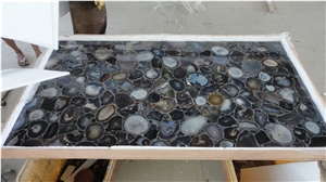 Uruguay Agate Semiprecious Stone/Gem Stone Tiles & Slabs, Beautiful Decorative Semiprecious Stone/Gem Stone