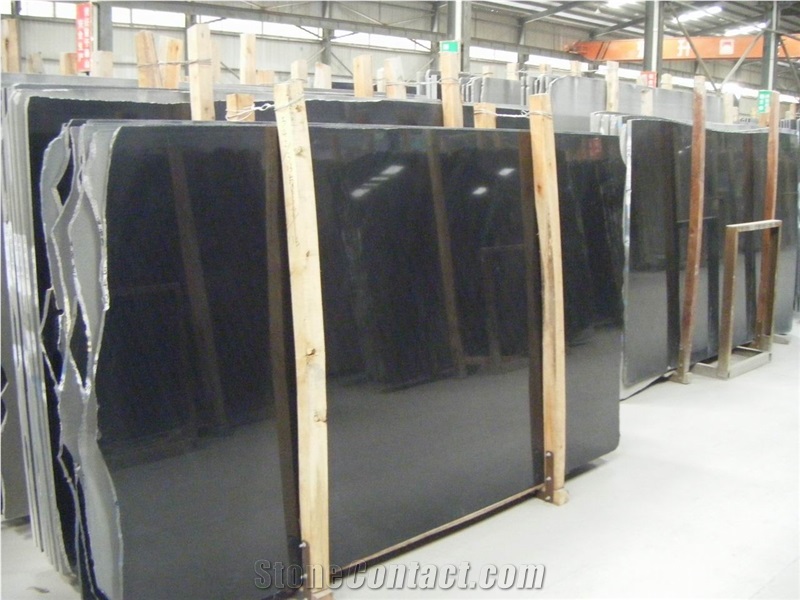 Xiamen China Chinese Shanxi Black Granite Slabs & Tiles Paver Cover Flooring Honed Vein and Cross Cut Different Patterns