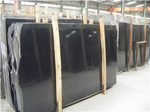 Xiamen China Chinese Shanxi Black Granite Slabs & Tiles Paver Cover Flooring Honed Vein and Cross Cut Different Patterns