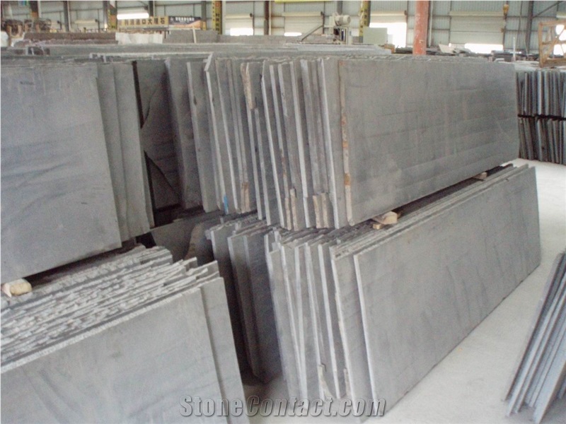 Xiamen China Chinese Shanxi Black Granite Slabs & Tiles Paver Cover Flooring Honed Vein and Cross Cut Different Patterns
