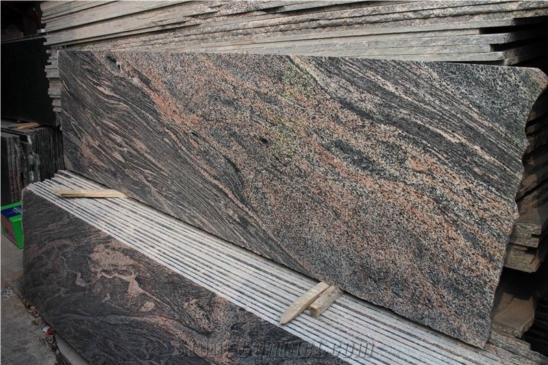 Xiamen China Chinese Shanxi Multicolor Black Granite Slabs & Tiles Paver Cover Flooring Honed Vein and Cross Cut Different Patterns