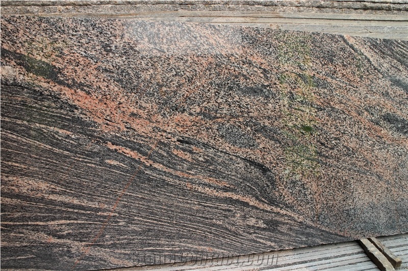 Xiamen China Chinese Shanxi Multicolor Black Granite Slabs & Tiles Paver Cover Flooring Honed Vein and Cross Cut Different Patterns