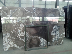 Yama Nino Grey Marble Slab Tile Paver Cover Flooring Polished Honed Flamed Split Cross&Vein Cut Patterns, Grey William Marble Slabs