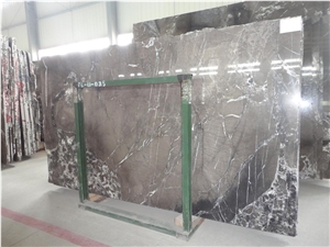 Yama Nino Grey Marble Slab Tile Paver Cover Flooring Polished Honed Flamed Split Cross&Vein Cut Patterns, Grey William Marble Slabs