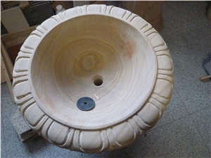 Yellow Sandstone Pots