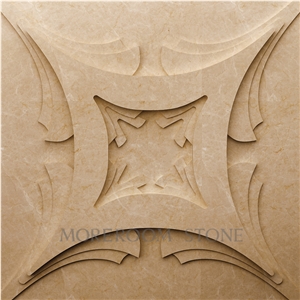 Chinese Beige Marble Cnc Wall Panels 3d Wall Panels Building Wtones Walling Tiles Wall Stone Faux Marble Wall Panels Ceramic Backed 3d Wall