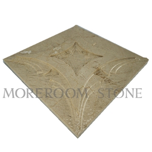 Chinese Beige Marble Cnc Wall Panels 3d Wall Panels Building Wtones Walling Tiles Wall Stone Faux Marble Wall Panels Ceramic Backed 3d Wall