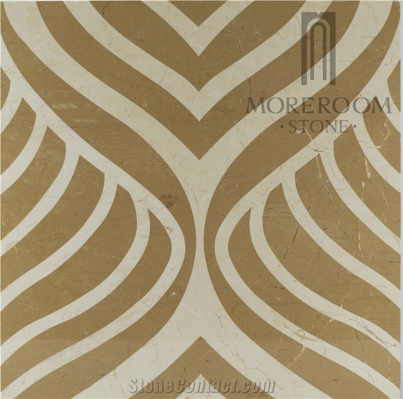 Fashion Design Home Decoration Square Carpet Composited Marble Price