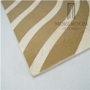 Fashion Design Home Decoration Square Carpet Composited Marble Price