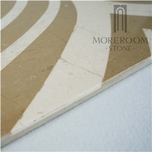 Fashion Design Home Decoration Square Carpet Composited Marble Price