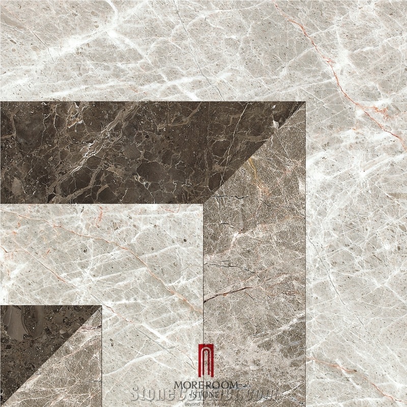 Greece Marble Price Polished Venus Grey Marble Waterjet Medallion Marble Flooring Medallion Polished Marble Carpet Medallions