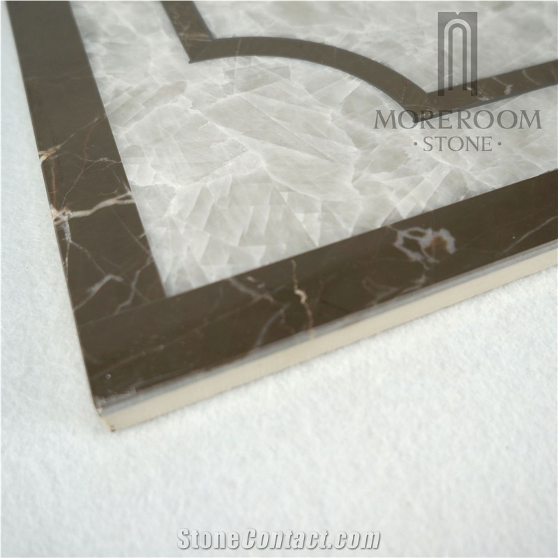 Grey Marble Medallions