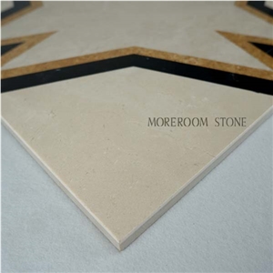 High Quality Beige Marble Floor & Wall Medallion