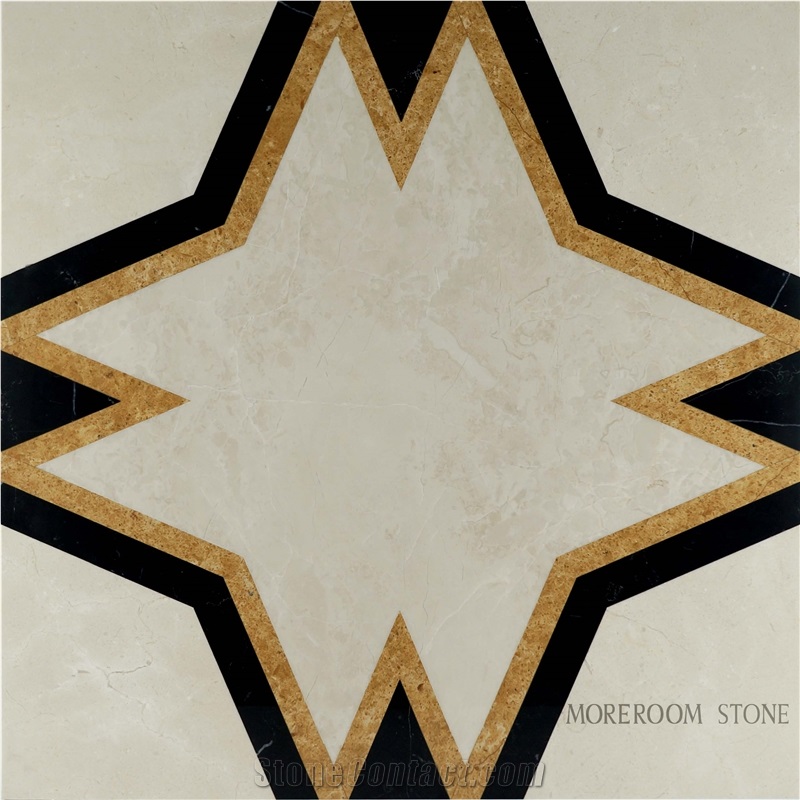 High Quality Beige Marble Floor & Wall Medallion