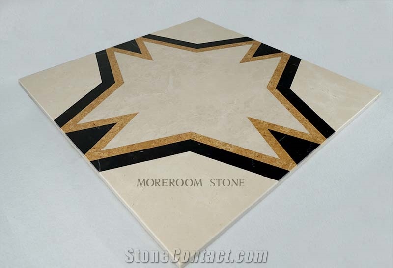 High Quality Beige Marble Floor & Wall Medallion