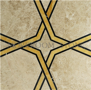 Laminated Marble Tile Fashion Design Modern Floor Decoration