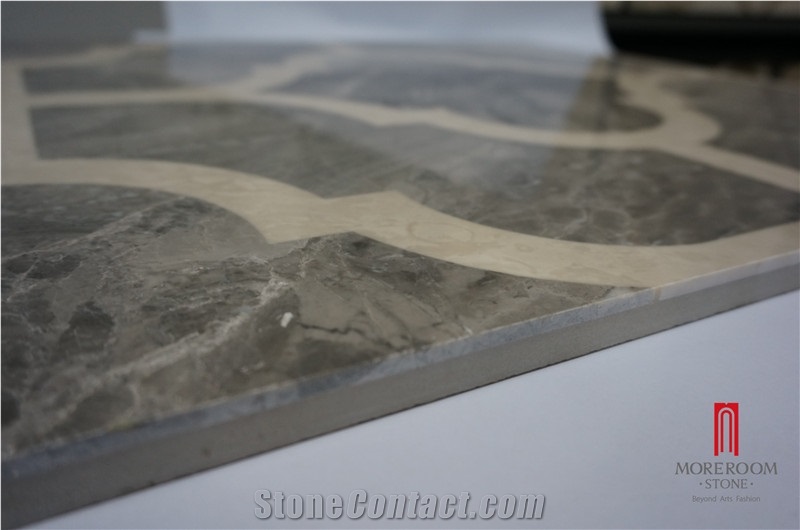 Marble Floor Medallions Tiles, Laminated Panel Composite Marble Ceramic Tile Stone Composite Slab
