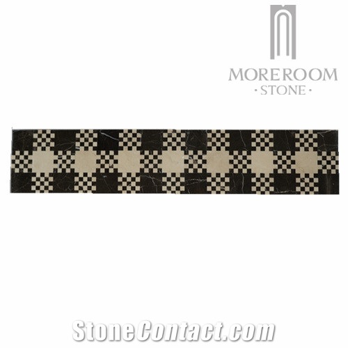 Popular Night Sky Broken Marble Molding & Border Marble Ceramic Building Material in Cheap Price