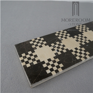Popular Night Sky Broken Marble Molding & Border Marble Ceramic Building Material in Cheap Price