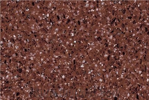 Artificial Quartz Stone Slabs & Tiles Artificial Stone Type Coffee Brown Artificial Quartz Stone