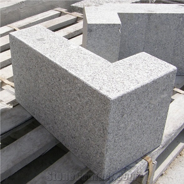 Granite Corner Stone, Natural Granite Kerbstone