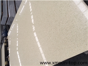 Beige Quartz Stone Kitchen Countertop/Engineered Stone Countertop/Artificial Stone Countertop /Solid Surface Top/Quartz Countertop/Silestone