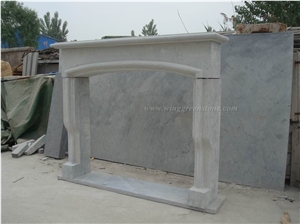 Blue Limestone Fireplace, Contracted Design Fire Place, China Blue Stone Fireplace Cover & Fireplace Decorating, Popular Fireplace