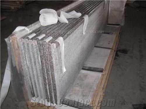 Cheap Polished G664 Granite/Luo Yuan Red Granite/ Brainbrook Brown Granite/Black Spots Brown Granite/China Pink Kitchen Countertops