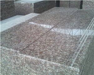 Cheapest G687 Polished Granite/Peach Red Polished Granite/China Pink Polished Granite for Stair,Steps & Risers, Treads and Threshold
